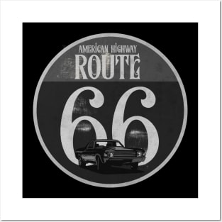 Route 66, known as The Main Street of America Posters and Art